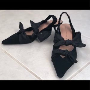 Point toe Slingback’s from Zara